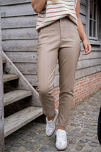 Broek aspect cuir