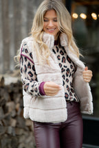 Gilet sans manches en fausse fourrure Jules