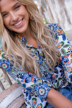 Bloes met print