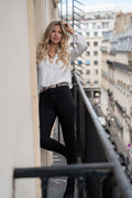 Pantalon taille haute
