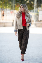 Balloon jeans dierenprint