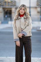 Balloon jeans dierenprint