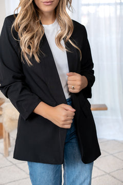 Blazer 3/4 mouw