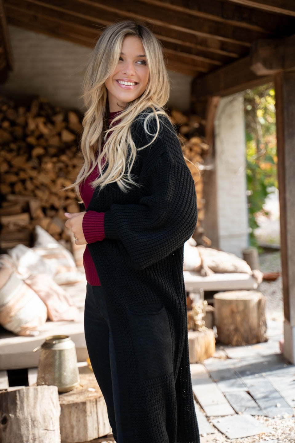 Gilet en grosse maille