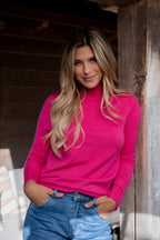 Pull col montant boutons