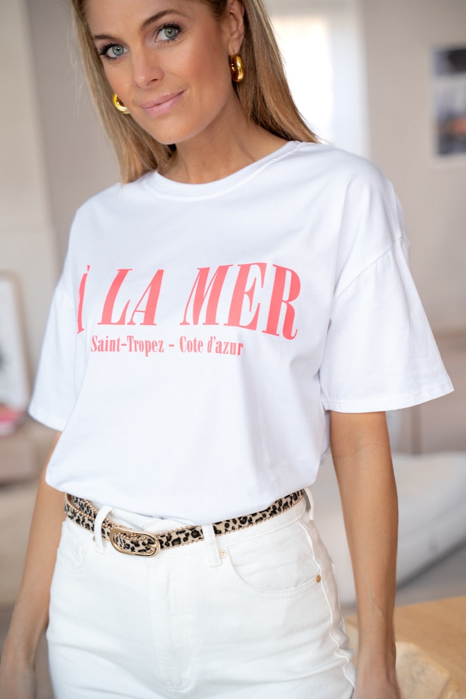 T-Shirt neon tekst