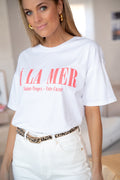 T-Shirt neon tekst