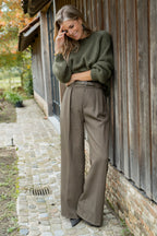 Pull mohair col rond