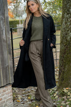 Pull mohair col rond