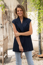 Blazer zonder mouwen