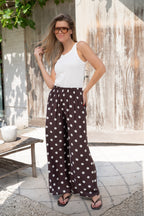 Fluide broek dots