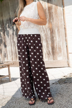 Fluide broek dots