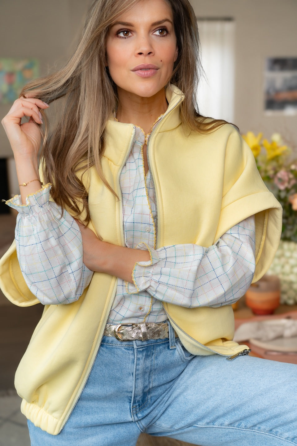 Sweater jasje rits