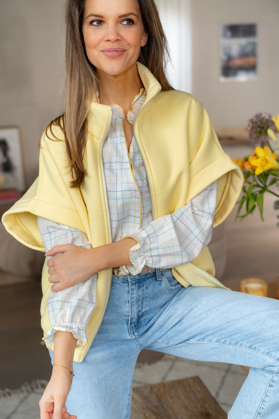 Sweater jasje rits