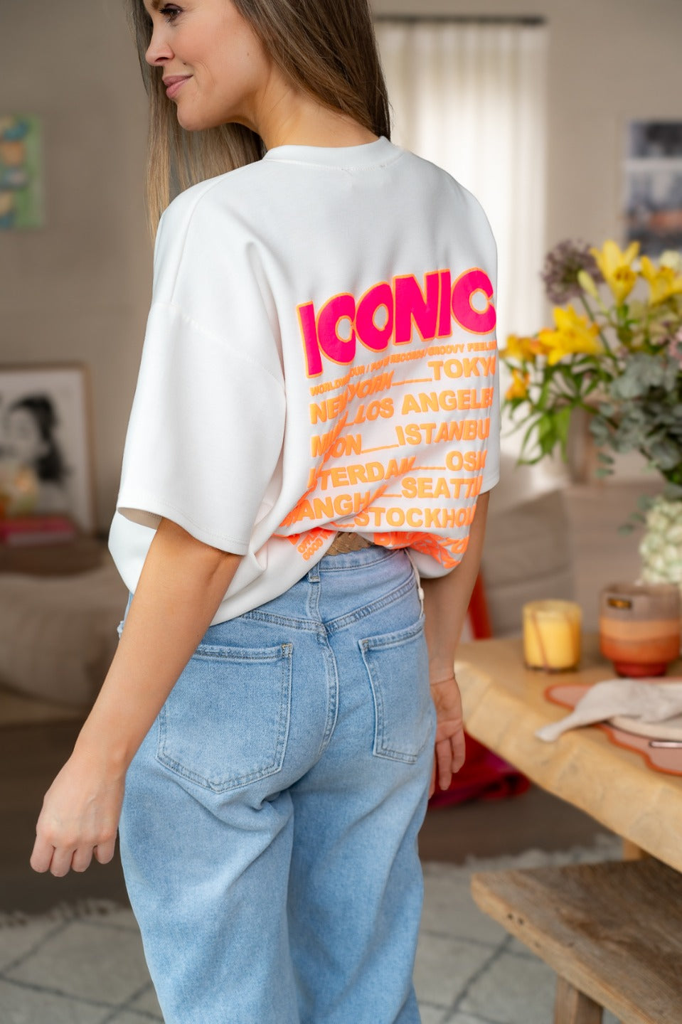 Sweater 3/4 mouw iconic