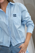 Cropped hemd poche