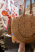 Ronde shopper lurex