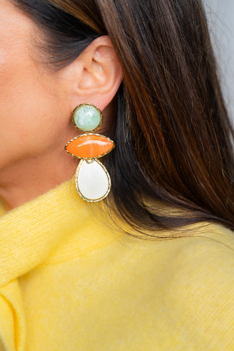 Oorring Marble tricolor