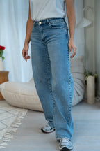 Barrel jeans Stretch mid rise