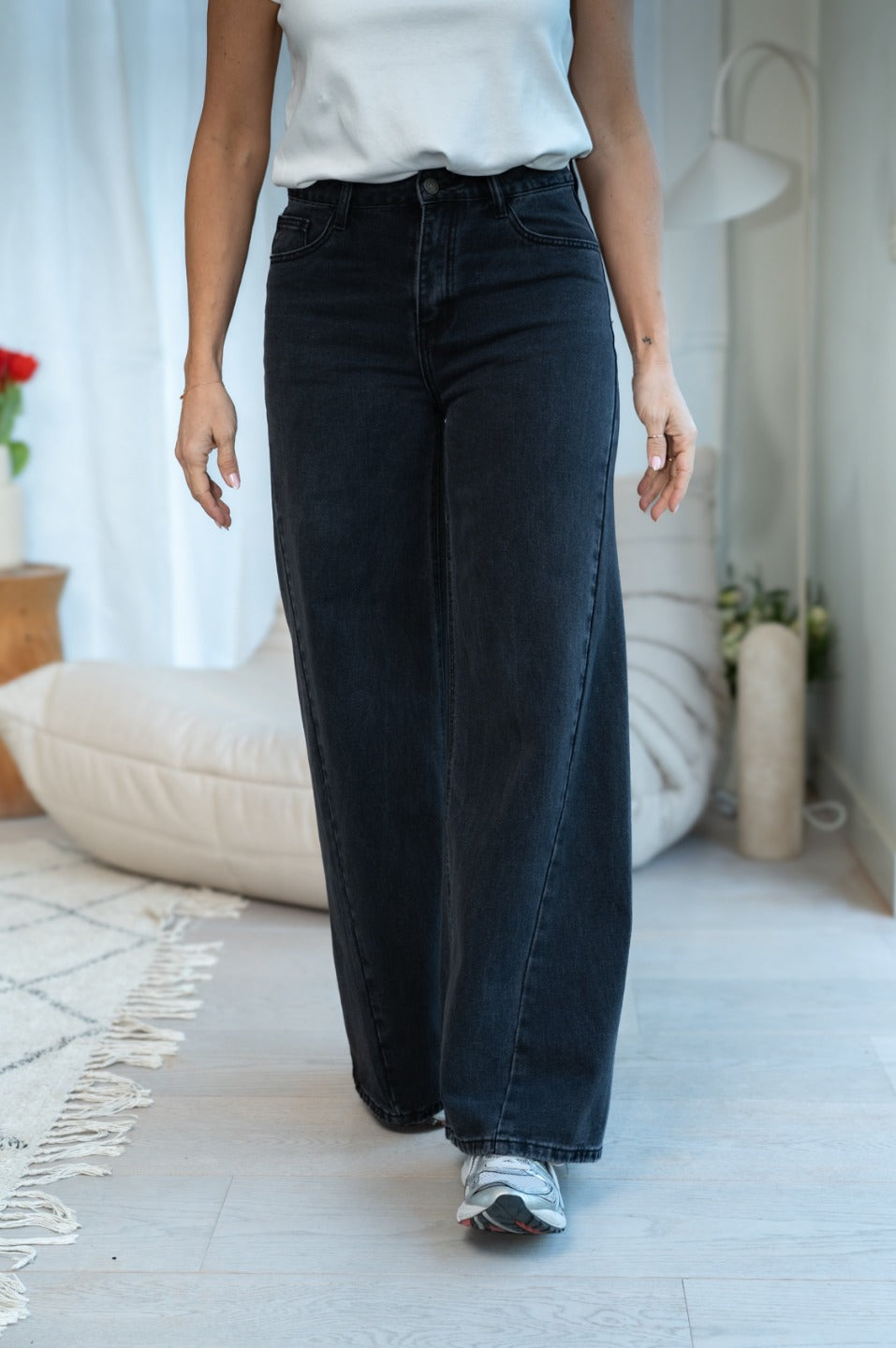 Jeans balloon palazzo