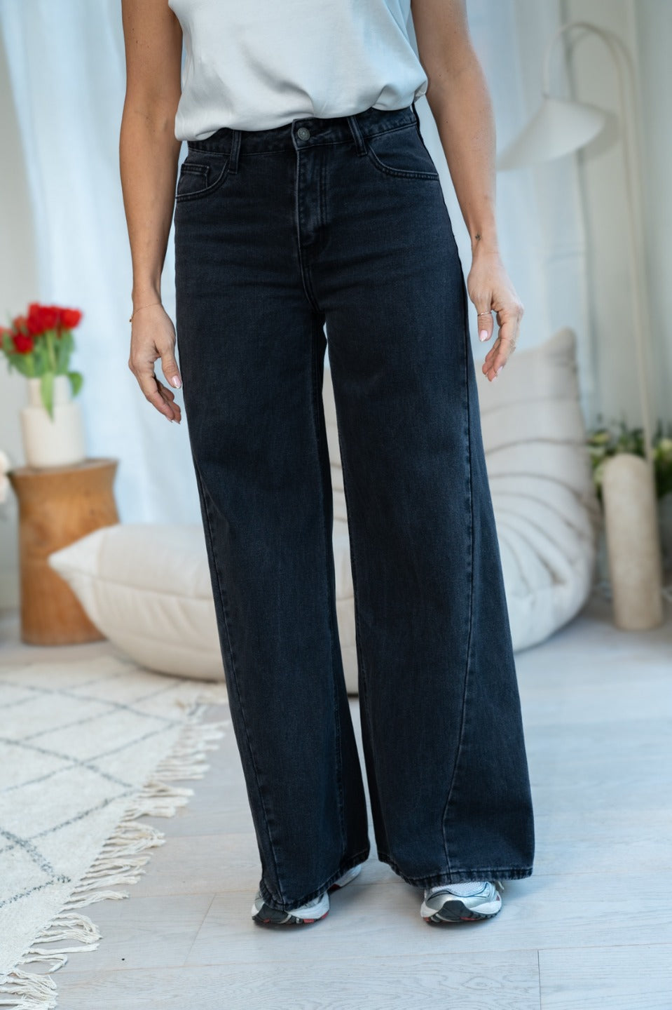 Jeans balloon palazzo
