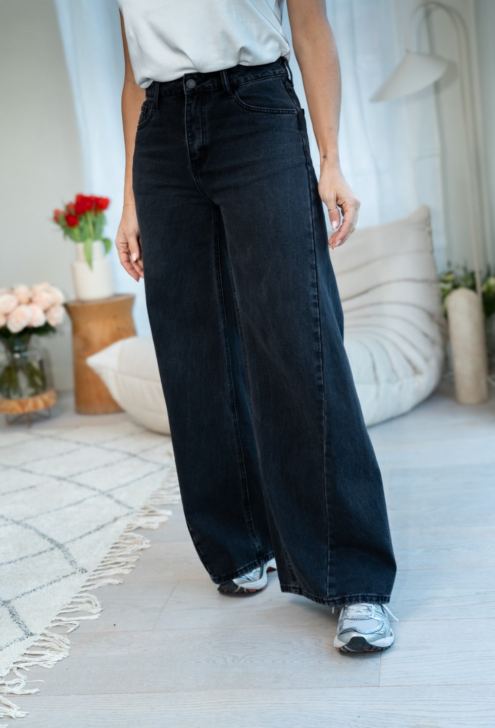 Jeans balloon palazzo