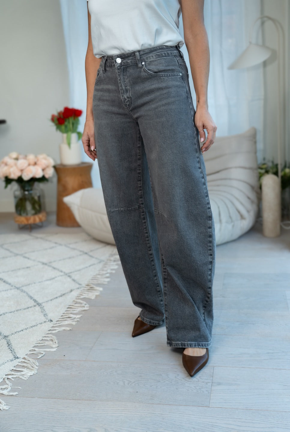 Barrel jeans Stretch mid rise